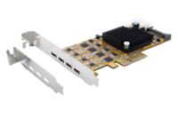 ex-11495 Exsys 4 Port PCIe USB 3.2 Serial Card