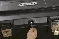 1-93-278 Stanley 2 Drawer Plastic Wheeled Contractor Chest