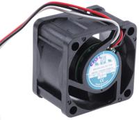 619-7071 RS PRO Axial Fan, 12 V dc, DC Operation, 20.4m³/h, 2.64W, 200mA Max, 40 x 40 x 28mm