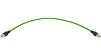 09-48-474-7766-003 HARTING09 47 47, 300mm Cat6a, Green RJ45 to Male RJ45 Male PVC Sheath