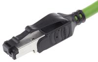 09457711123 HARTING, 1.5m Cat5, Green RJ45 to Male RJ45 Male, U/FTP Shielded, Terminated PVC Sheath