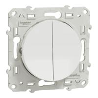 s520214 Schneider Electric 2 Way White Switch Mechanism 10A, Odace Series
