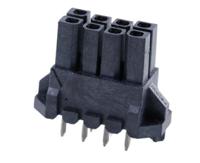 447690802 Molex 44769 Series Vertical Through Hole PCB Header, 8 Contact(s), 3 mm Pitch, 2 Row, Shrouded