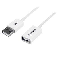usbextpaa1mw StarTech.com USB 2.0, Male USB A to Female USB A, 480Mbps, 1m