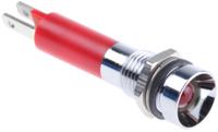 190503z3 CML Innovative Technologies Red Panel Mount Indicator, 24V, 8mm Mounting Hole Size, Solder Tab Termination, IP67