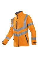 s101-722z-m Sioen Dexter Orange Men Hi Vis Jacket, M