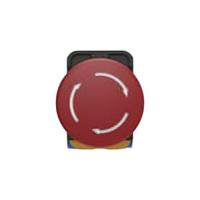 pbes22n20r TE Connectivity PBES22 Series Emergency Stop Push Button, Panel Mount, 22.3mm Cutout, 2NO, IP20, IP65