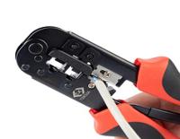 t3852a CK Ratchet Crimping Pliers Hand Crimp Tool for RJ11 Connectors, RJ12 Connectors, RJ45 Connectors