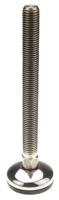 a105013 Nu-Tech Engineering M16 Stainless Steel Adjustable Foot, 350kg Static Load Capacity 3.5° Tilt Angle