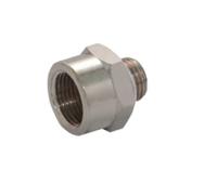 160231828 Norgren 16 Series Straight Fitting, G 1/8 Male to G 1/4 Female, Threaded Connection Style, 16023