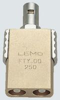 fty00250ctf LEMO Straight 50Ω RF Adapter NIM-CAMAC CD/N 549 Plug to NIM-CAMAC CD/N 549 Socket