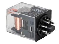 mks2p-230vac Omron Plug In Non-Latching Relay, 230V ac Coil, 10A Switching Current, DPDT