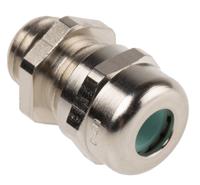 53112530 Lapp SKINTOP Series Nickel Plated Brass Cable Gland, M12 Thread, 3.5mm min., 7mm max., IP68