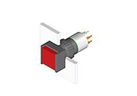 51-451036 EAO Illuminated Push Button Switch for Use with Series 51 Switches