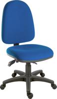 221-6331 RS PRO Blue Fabric Lab Chair, 120kg Weight Capacity