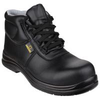fs663-05 Amblers FS663 Black ESD Safe Metal Toe Capped Unisex Safety Boots, UK 5, EU 38