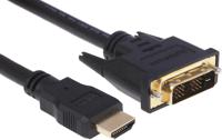 hdmidvimm6 StarTech.com, 1.8m Male HDMI to Male DVI-D Single Link High Speed 1920 x 1200