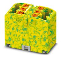 1091668 Phoenix Contact Distribution Block, 2.5mm², 24A, 450 V, Green, Yellow