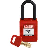150342 Brady LOTO-101 Key Weatherproof Nylon, Plastic Padlock, 6.35mm Shackle, 38.00mm Body