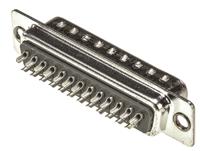 09672255615 HARTING 25 Way Panel Mount D-sub Connector Plug, 2.77mm Pitch