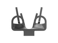 42281-2 TE Connectivity FASTIN-FASTON 250 Black Uninsulated Receptacle Spade Connector, Quick Disconnect Receptacle, 6.35 x