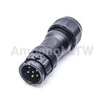 cb-06bmma-ql8mp0 Amphenol Industrial Circular Connector, 6 Contacts, Cable, Standard Connector, Plug, Male, IP68, X-LOK Series