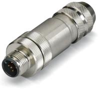 756-9207060-000 WAGO Industrial Circular Connectors, 5 Contacts, Plug-In, M12 Connector, Plug, Male, IP67, 756 Series