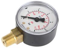 7203574 WIKA Analogue Pressure Gauge 6bar Bottom Entry 50mm Outside Diameter, UKAS