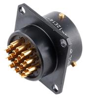 62lc-12e14-19pn771 Amphenol Limited, 62LC, Copper 19 Way Panel Mount MIL Spec Circular Connector, Pin Contacts,Shell Size 14, Bayonet