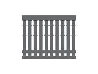 1set411015r0000 PVC Cable Trunking Accessory, 40 x 80mm