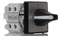 265-7680 RS PRO, DP 3 Position 60° Changeover Cam Switch, 500V ac, 25A, Knob Actuator