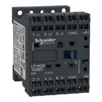 lp1k09103bd Schneider Electric TeSys K LP1K Contactor, 24 V dc Coil, 3-Pole, 9 A, 4 kW, 3NO, 690 V ac