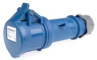 980 MENNEKES, StarTOP IP44 Blue Cable Mount 3P Industrial Power Socket, Rated At 16A, 230 V