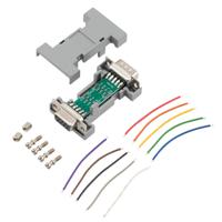 djb9mf L-Com D Sub Adapter Male 9 Way D-Sub to Female 9 Way D-Sub