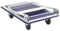 251-952 RS PRO Foldable Flatbed Steel Platform Trolley, 810 x 470 x 730mm, 150kg Load