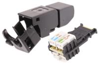 j00026a3001 Telegartner UFP8 Series Male RJ45 Connector, Cable Mount, Cat6a, UTP Shield Straight