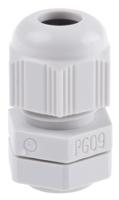 f7000900r SIB SIB-TEC Series Grey PA 6 Cable Gland, PG9 Thread, 2.5mm min., 8mm max., IP68
