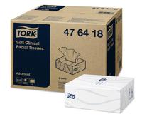 476418 TORK HYGIENE White Facial Tissues, Box of 100