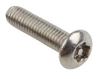 621-2625 RS PRO Plain Button Stainless Steel Tamper Proof Security Screw, M3 x 12mm