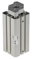 cdqmb25-50 SMC Pneumatic Guided Cylinder - 25mm Bore, 50mm Stroke, CQM Series, Double Acting