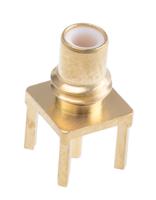 r112426000 Radiall, Jack Through Hole SMC Connector, 50Ω, Solder Termination, Straight Body