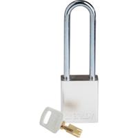 150283 Brady LOTO-99 Key Weatherproof Aluminium Padlock, 6.35mm Shackle, 38.00mm Body