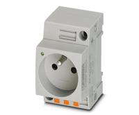 0804022 Phoenix Contact French Mains Sockets, 16A, DIN Rail Mount, 250 V