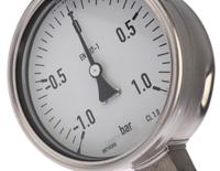 192-6292 RS PRO G 1/2 Analogue Pressure Gauge 1bar Bottom Entry 100mm Outside Diameter, With RS Calibration