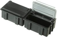 smd-box-n-2-6-6-10-1l Licefa Grey, Transparent ABS Compartment Box, 21mm x 42mm x 29mm