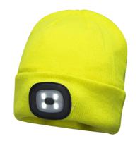 171-6852 RS PRO Yellow Acrylic LED Beanie Hat