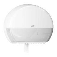 555000 Tork White Plastic Toilet Roll Dispenser, 139mm x 284mm x 352mm