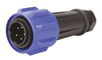 px091105p Bulgin Circular Connector, 5 Contacts, Cable, Standard Connector, Plug, Male, IP68, Buccaneer 900 Series