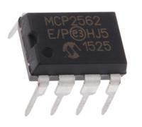 mcp2562-ep Microchip MCP2562-E/P, CAN Transceiver 1Mbps IEC 61000-4-2, 8-Pin PDIP