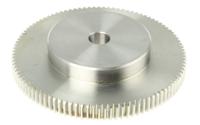 521-6806 RS PRO Stainless Steel 100 Teeth Spur Gear, 1 Module, 12mm Bore Diam, 100mm Pitch Diam, 60mm Hub Diam